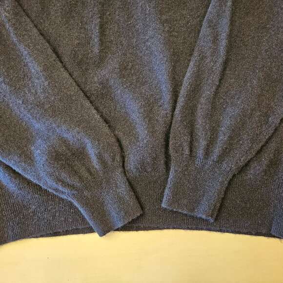 J.Crew Navy Cashmere Half-Zip Sweater - Size XL - Picture 4 of 7